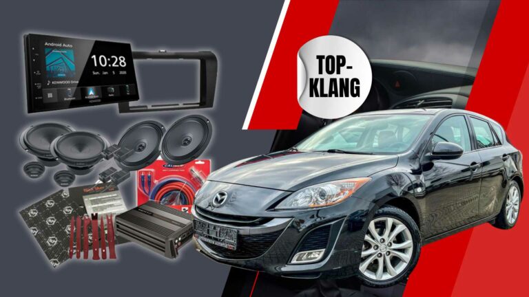 Mazda 3: 600W Sound Upgrade mit CarPlay & Android Auto